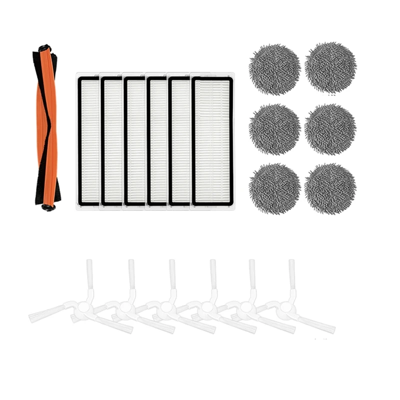 

Запасная часть, основная боковая щетка, фильтр, тряпочка STYTJ06ZHM STTB08ZHM для самоочищающегося робота-пылесоса Xiaomi Mijia Mi Pro
