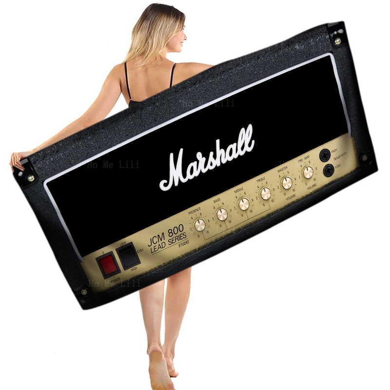 

Marshall Dsl 100 Head Tube Guitar Amplifier Rock Modern Quick Drying Towel By Ho Me Lili Fit Yoga Fitness Swimming Etc Use
