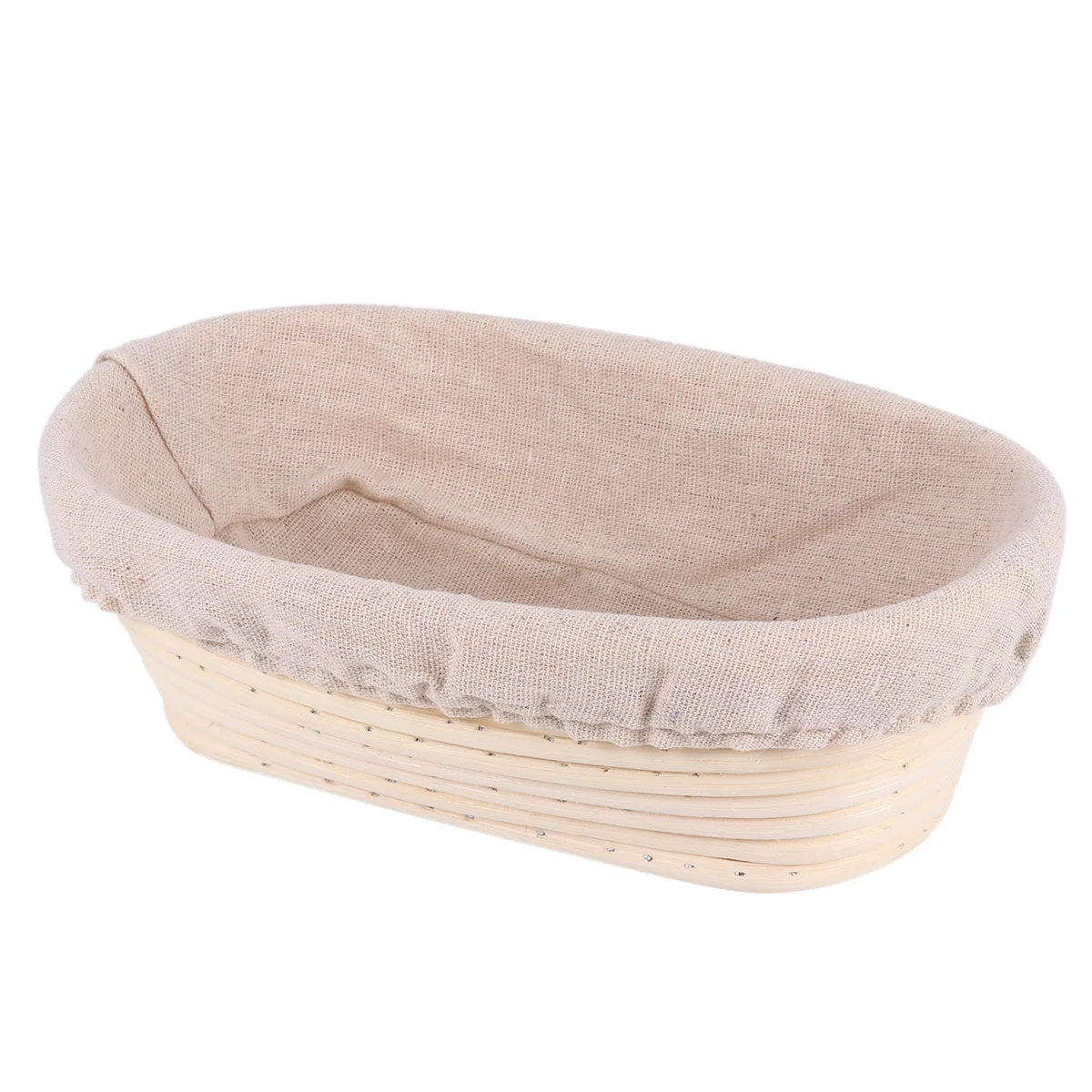 

1PCS Oval Bread Proofing Baskets for Sourdough Bread, Sourdough Proofing Basket Set for Bread Making for Kitchen ( 25x15x8cm )