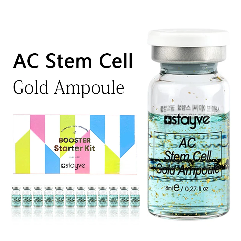 Набор Stayve 8 мл: BB-крем, сияющая ампульная сыворотка-бустер для кожи, восстанавливающая, от прыщей, отбеливающая, увлажняющая, для ухода за кожей лица (art.: 3920d7d0385d4) - 3920d7d0385d4