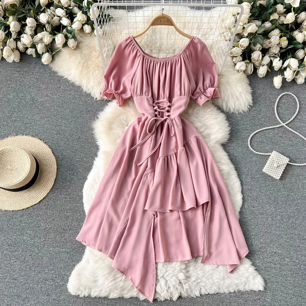 

2022 summer new V-neck maternity short-sleeved dress one