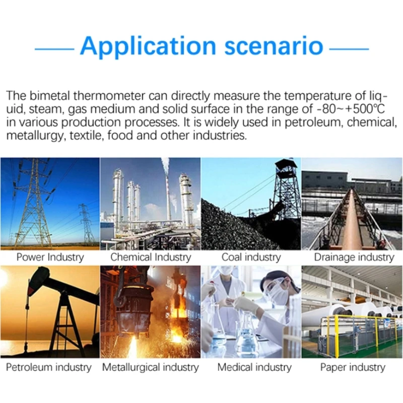 Резьба 1/2NPT с круглыми циферблатами термометры для духовки 0-300 ℃/50-550 ℉ измеритель