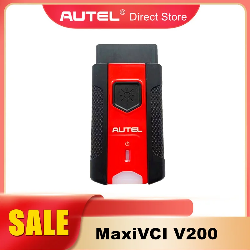 Autel MaxiVCI V200 Bluetooth VCI совместимый с MS906Pro/ MS906Pro-TS/KM100/BT609/BT608/ITS600 поддержка DoIP и CanFD Autel MaxiVCI V200 Bluetooth VCI совместимый с MS906Pro/ MS906Pro-TS/KM100/BT609/BT608/ITS600 поддержка DoIP и CanFD