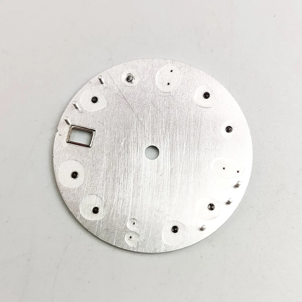 Modification Accessories Dirty 28.5MM Dial With Single Face Calendar Suitable For NH35/4R Movement White Panel Sports Waterproof