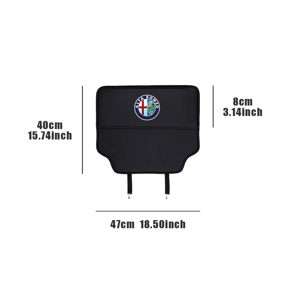 Кожаный ящик для хранения на спинку автомобильного сиденья сумка-органайзер