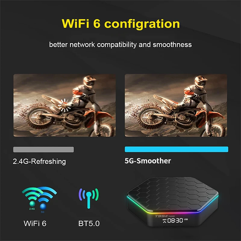 Janmifly T95Z Plus Smart TV Box Android 12