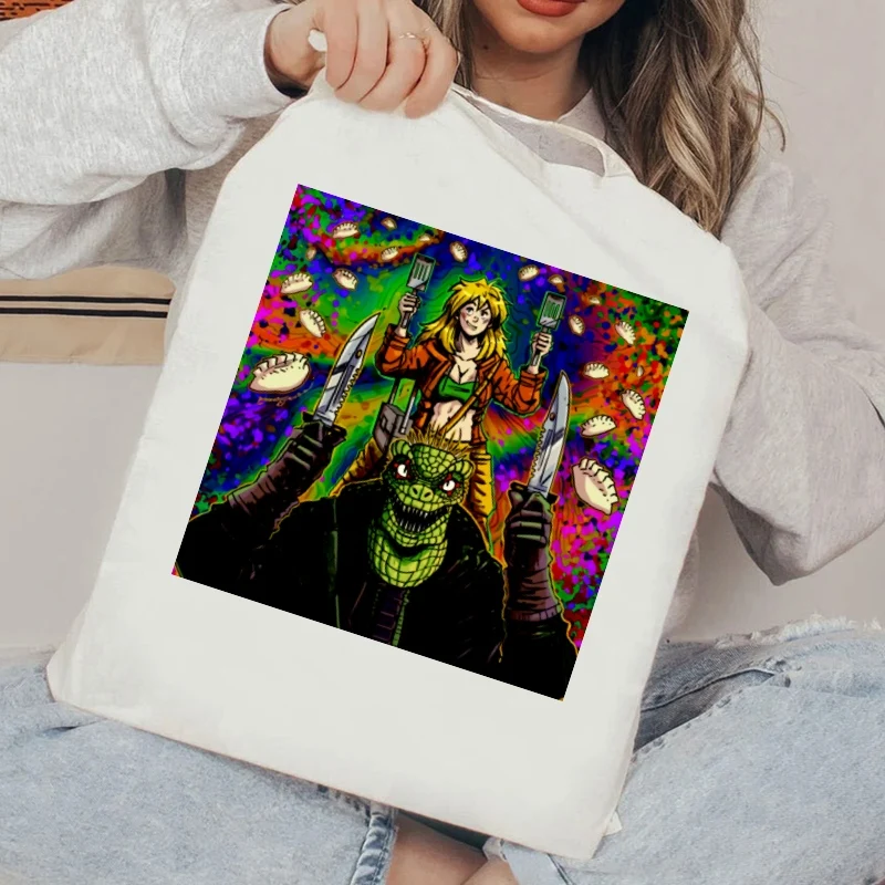 Dorohedoro аниме Harajuku большая сумка с мультяшным принтом повседневная холщовая