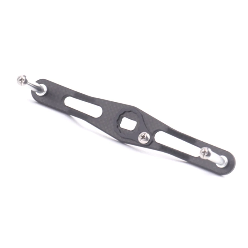 

1 Piece Carbon Baitcasting Reel Handle 95Mm With Knob Replacement Parts For Shimano Daiwa Abu Bait Reel Fishing Tools