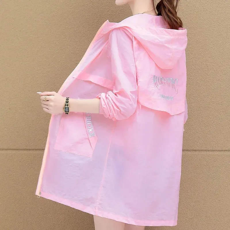 Женская куртка с защитой от УФ-лучей новинка 2022 Солнцезащитная одежда тонкий