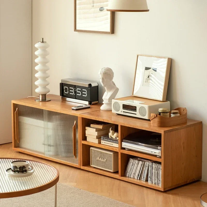 Ящики для хранения подставка телевизора шкаф гостиной деревянная домашняя