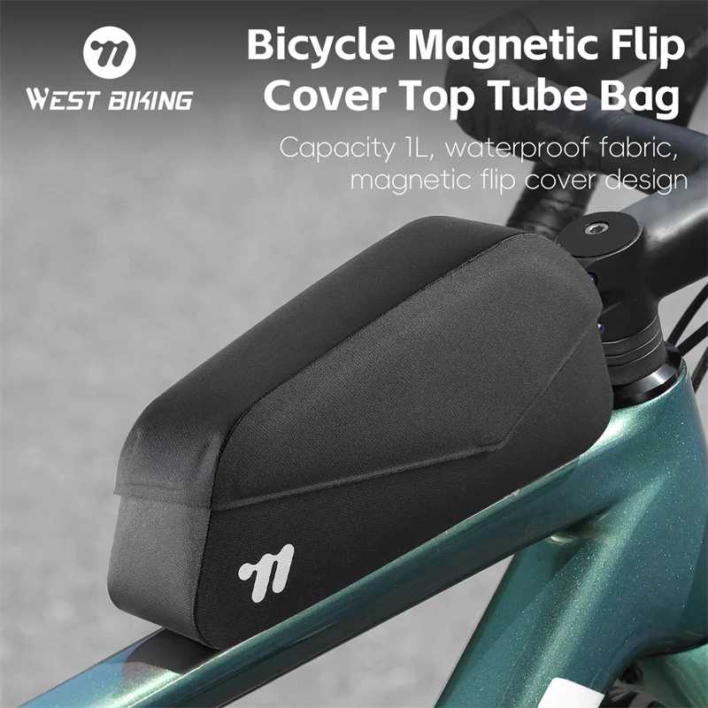 Портативная сумка на раму велосипеда WEST BIKING узкая для с передней верхней трубкой