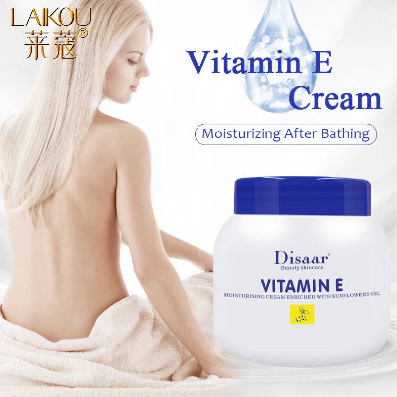 Vitamin E Face Body Cream Moisturizing Change Skin Dryness Serum Whitening Day Serum Repair Skin Care Body Cream  free shipping