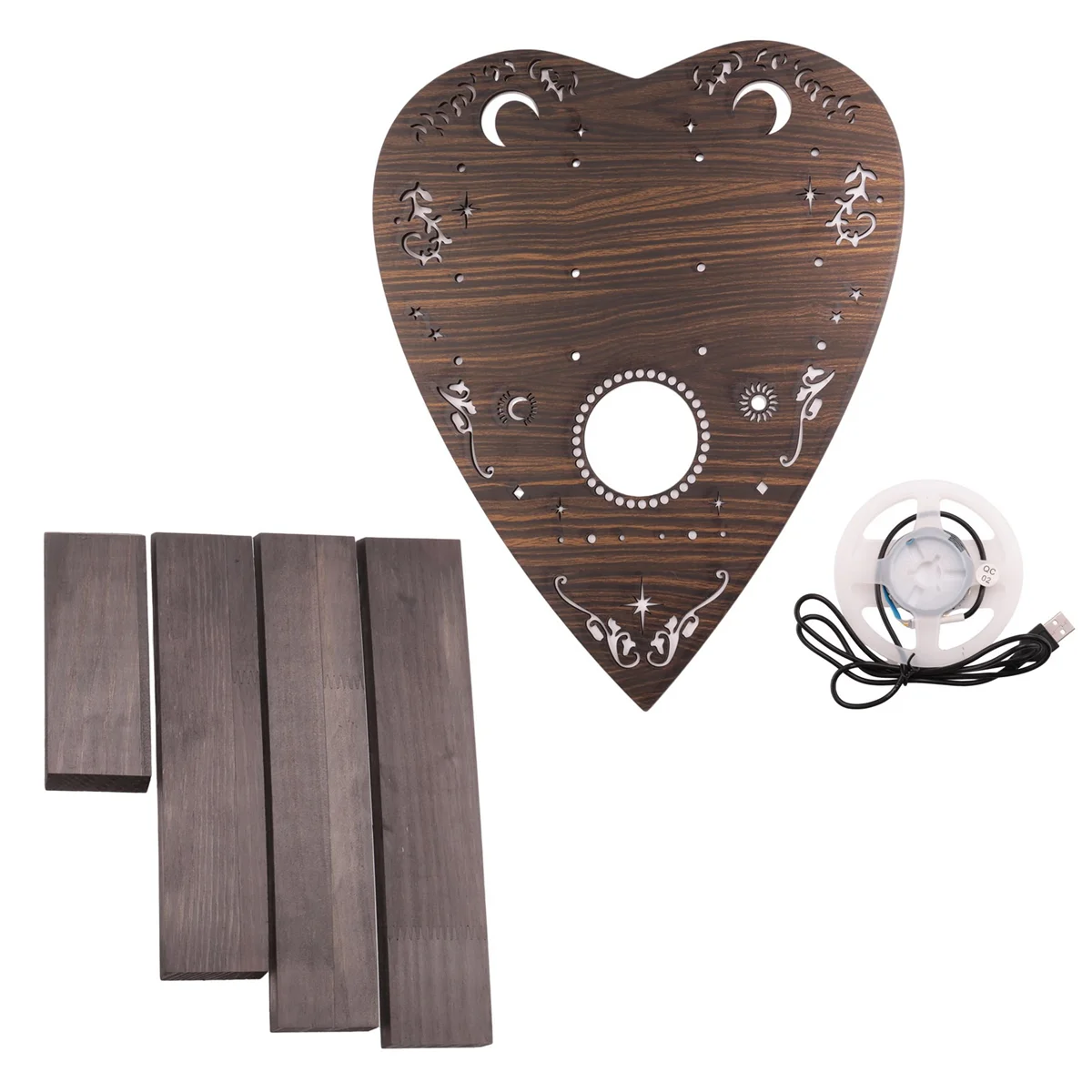 

Crystal Shelf Oil Storage Rack Wooden Wall Display Decor Wall Mount Living Room Home D