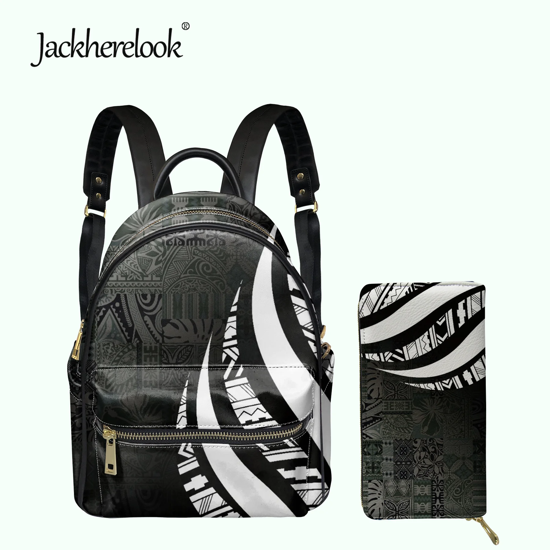 

Jackherelook, красивое полинезийское племя, бренд Deisng, мини-рюкзаки, кошелек 2 шт./компл. для женщин, девушек, горячая Распродажа, новинка