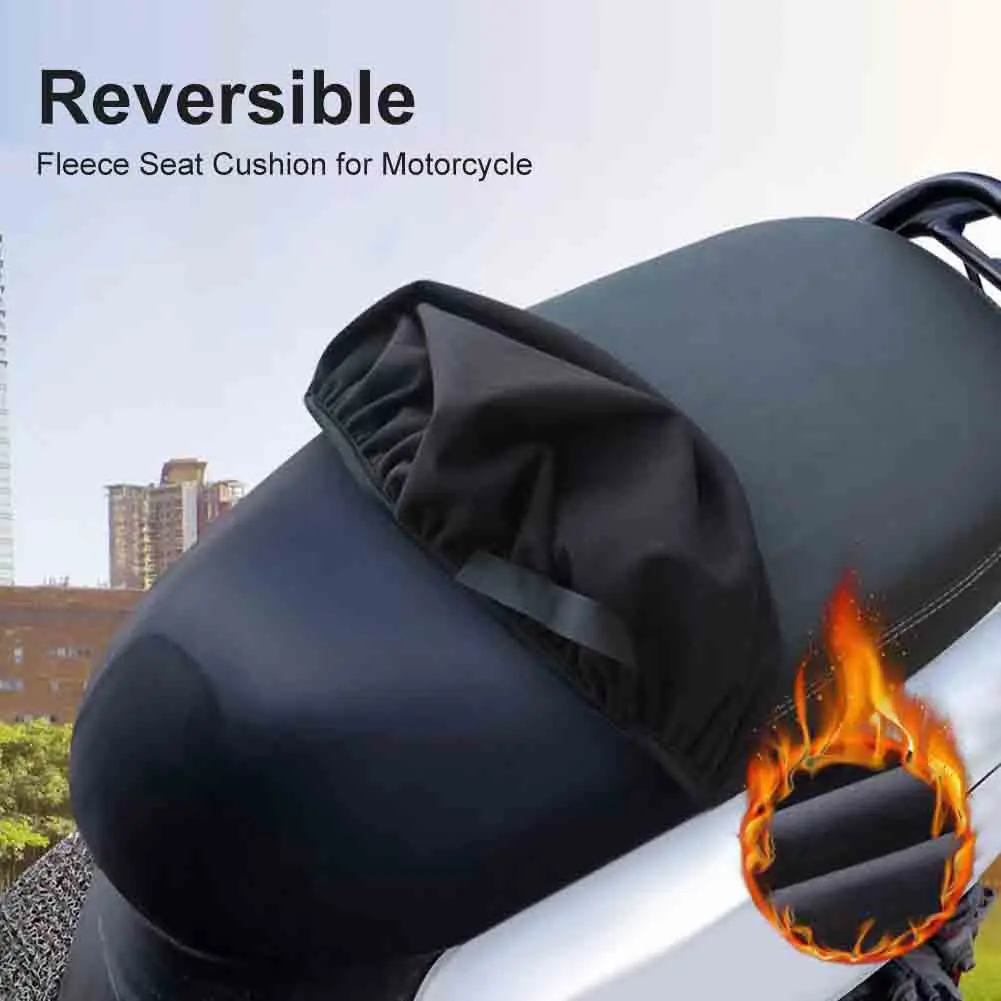 

Motorcycle Seat Cover PU Leather Cushion Cover Dustproof Waterproof Sunscreen Motorbike Scooter Seat Cushion Protector Cover Acc