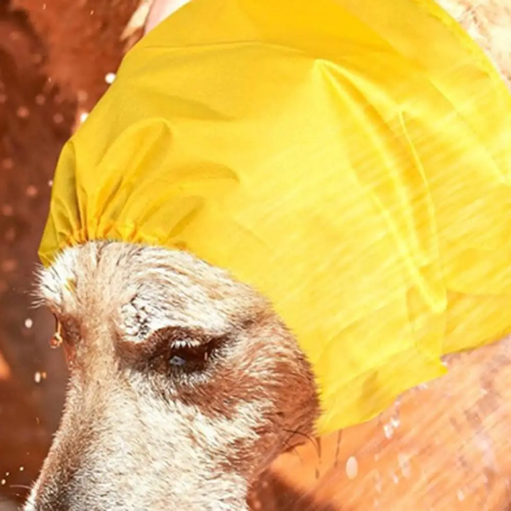 Душевая шапочка для домашних животных ванны собак водонепроницаемая с защитой