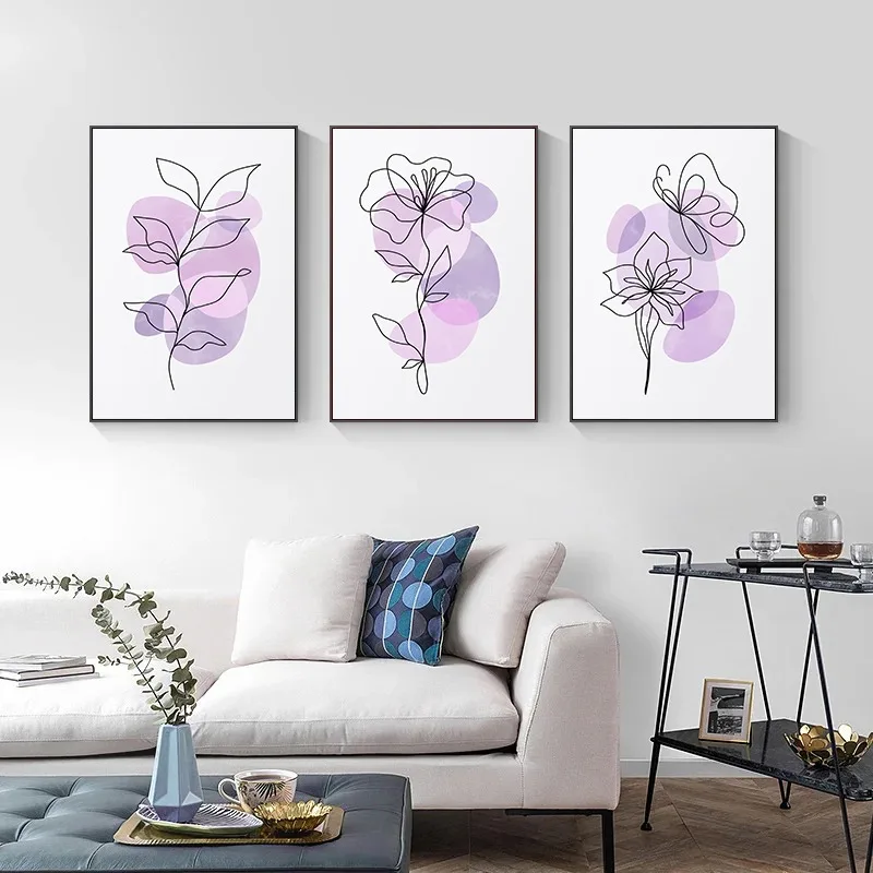 Современный стиль Sirenia акварельные произведения искусства датская абстрактная