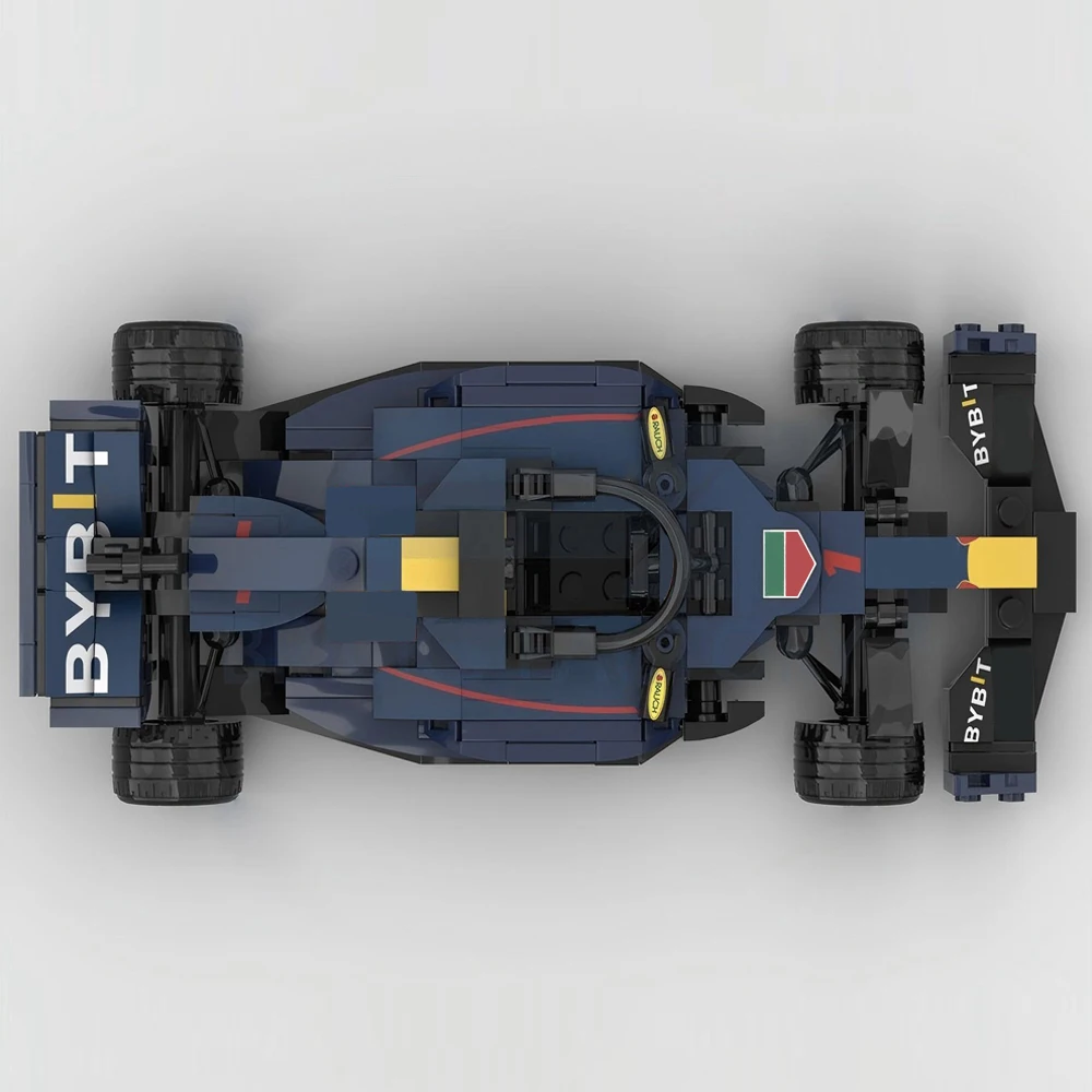 Фото Новый чемпионат MOC Racing Series 2022, скорость RB18 ​ ​ Набор моделей автомобиля, строительные блоки «сделай сам», сборка игрушек, детский подарочный набор для мальчиков №3