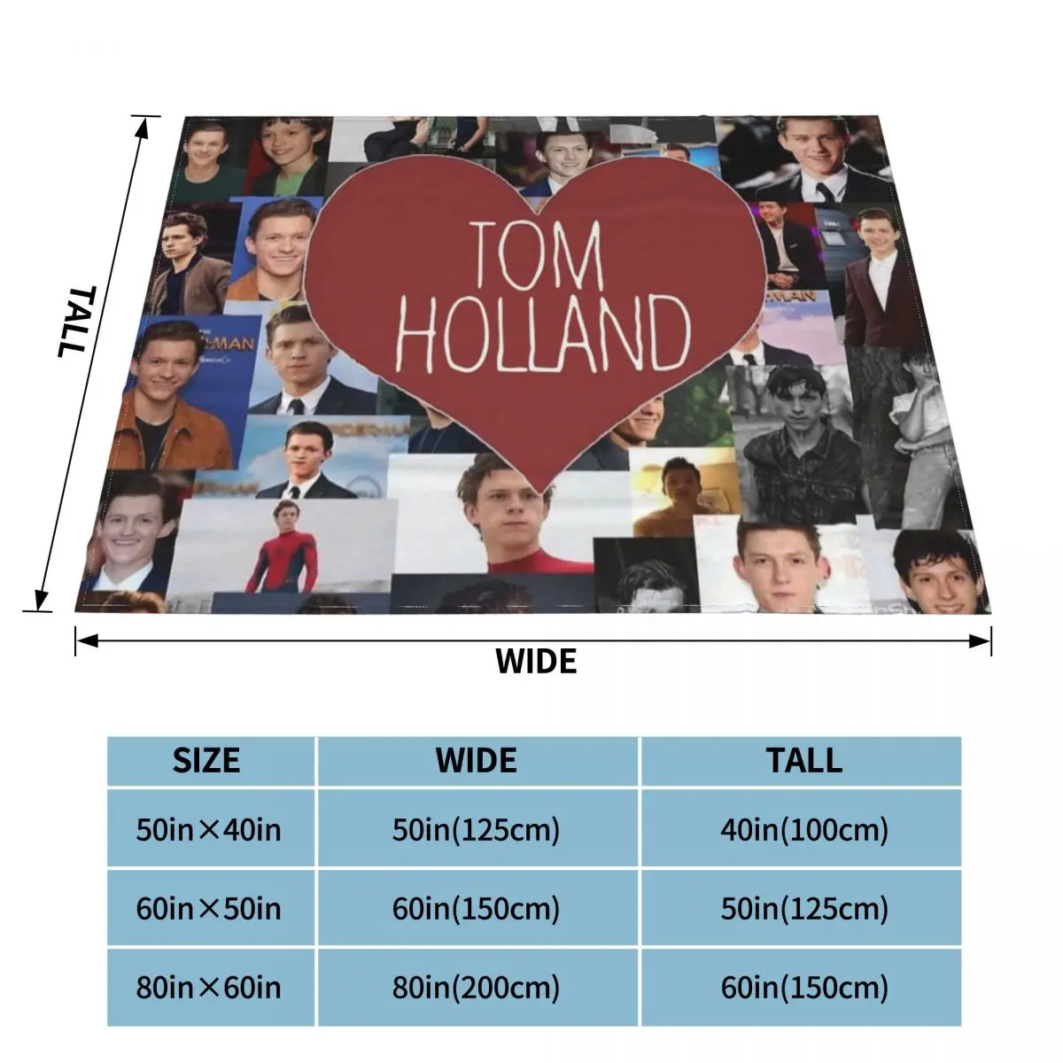 Трикотажные одеяла Tom Holland для мальчиков, флисовые милые популярные классные детские теплые одеяла для кровати, коврик (art.: 3920bb8ff6361) - 3920bb8ff6361