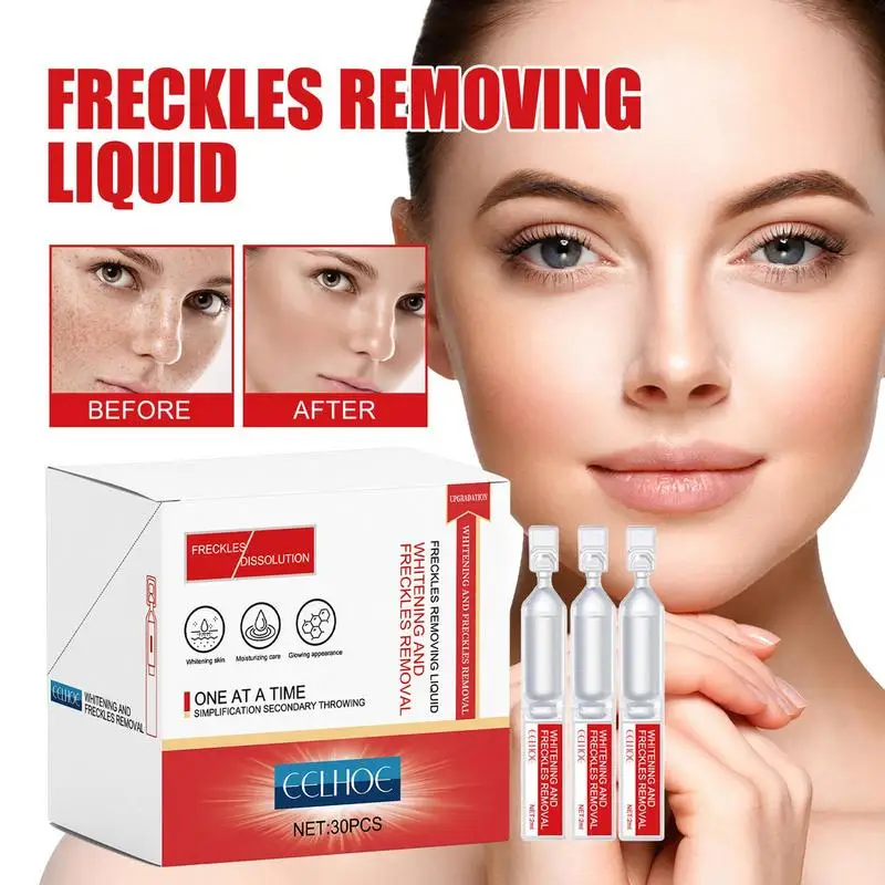 

Face Lightening Essence 30 Pcs Moisturizing Brightening Serum Remove Black Spot And Wrinkles Skin Lotion Nourishing Skin Essence