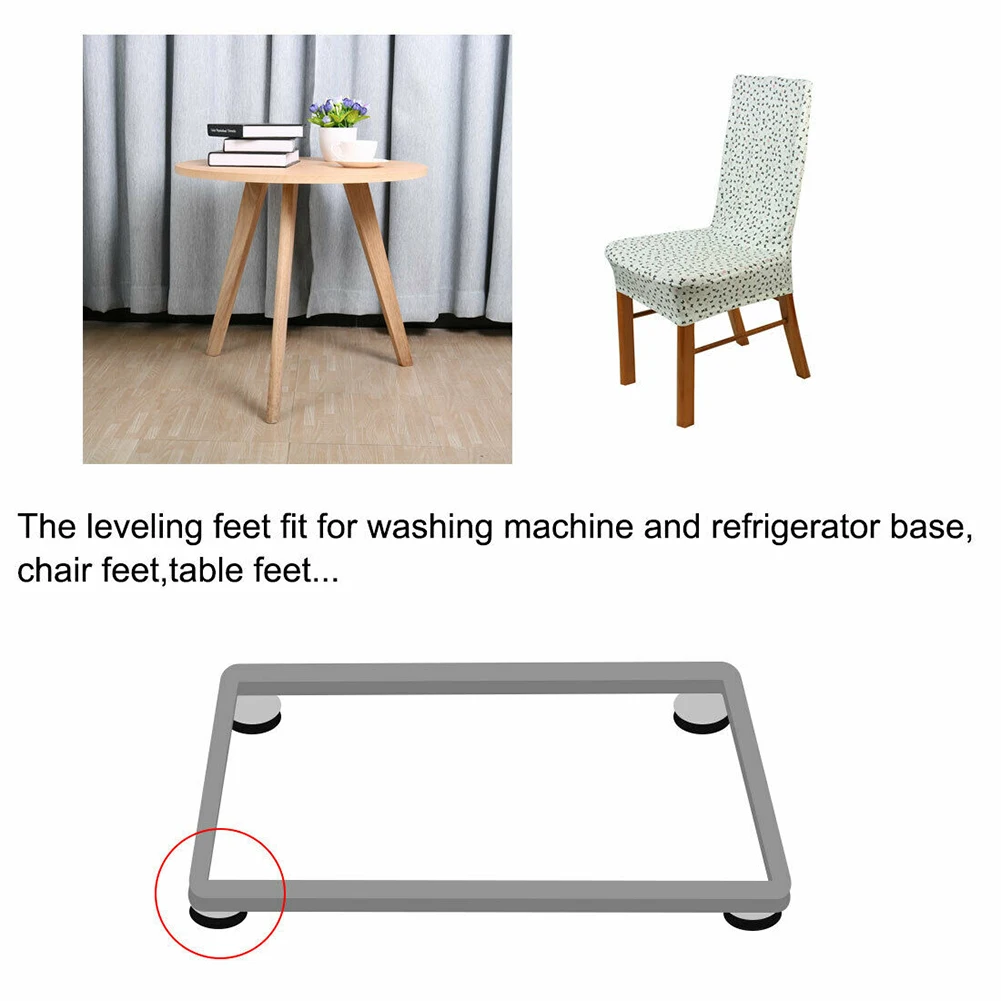 

Conference Room Tables Leveling Foot Furniture Glide 20Pcs Display Racks M6 Restaurant Furniture Screw On Type