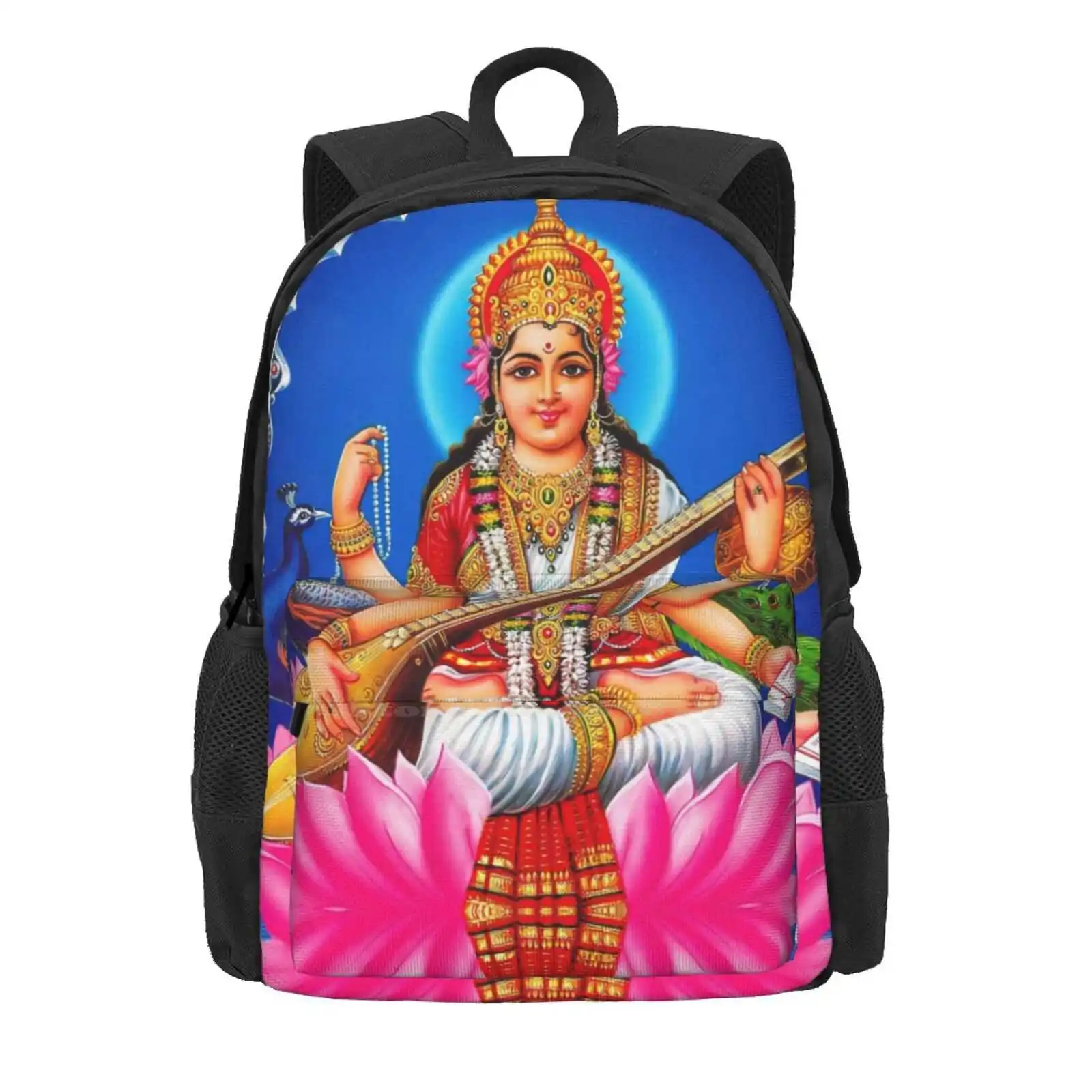 Лидер продаж рюкзак для богини сарасати модные сумки индуизма мудрости тридеи
