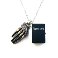 death note pocket watch quartz dead black bronze necklace chain claw pendant 1pcslot deathnote grim reaper cosplay toy watches