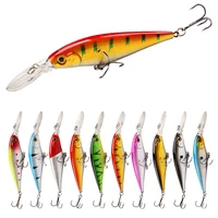 1pcs 10 color sinking minnow fishing lures 11cm10 5g limited set far casting lure bait for bass trout