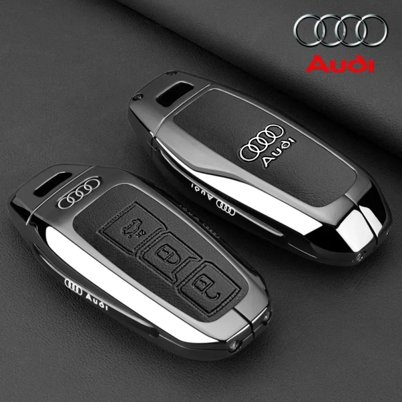 

Для Audi A3 A5L Q6 A6L A6 A7 Q7 Q3 Q5 Аксессуары из цинкового сплава Автомобильный смарт-чехол для дистанционного ключа Держатель Защитный брелок