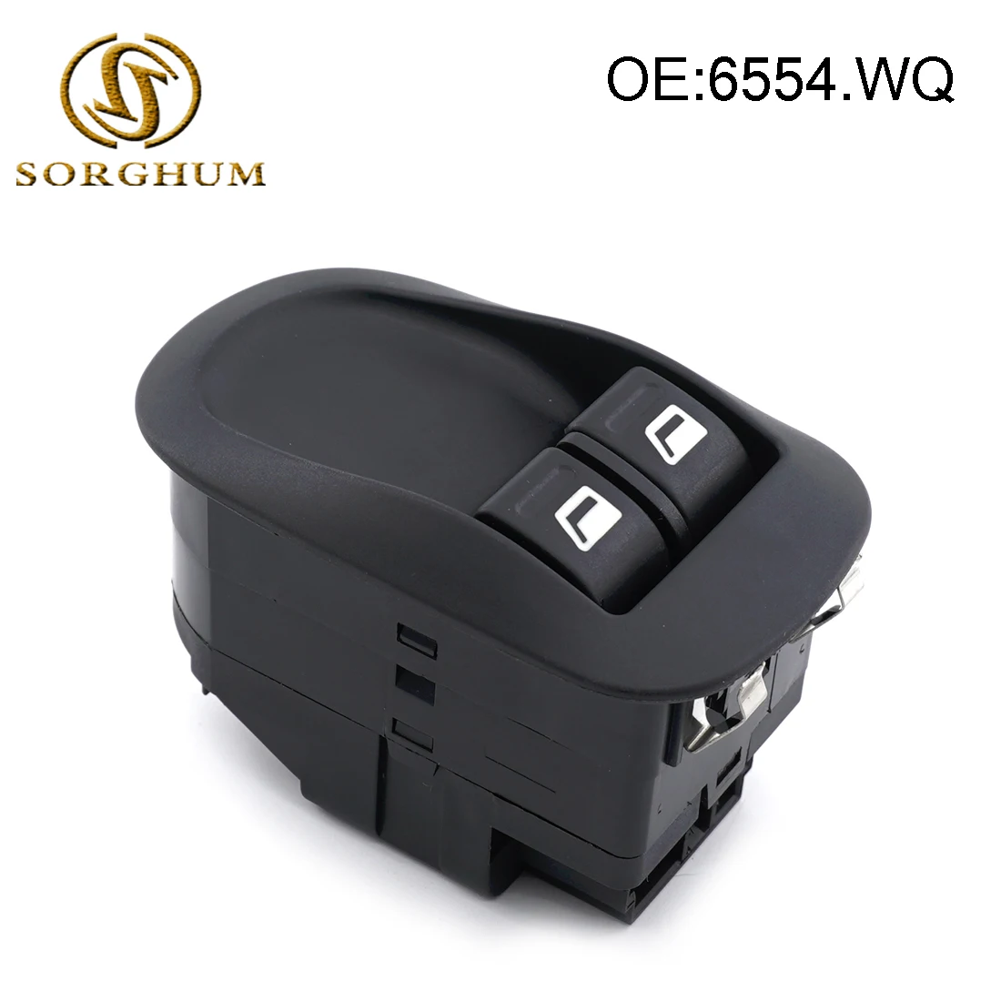 Фото Переключатель Стеклоподъемника для Peugeot 206 CC, 2D, 2A, SW, 2E, 2K, передний левый/правый 6554.WQ №1