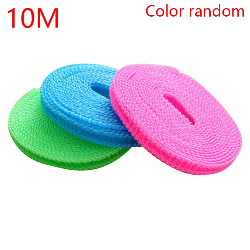 

Пластиковая ветрозащитная бельевая веревка 1-9 м