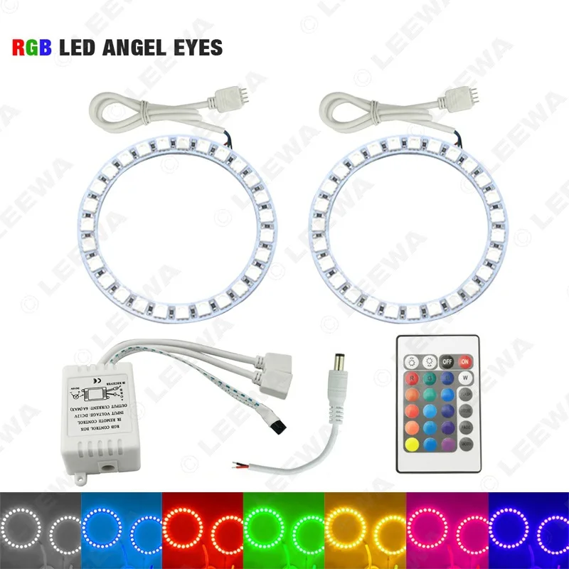 RGB-5050SMD диафрагма ангельские глазки с дистанционным управлением для Chevrolet lacetti