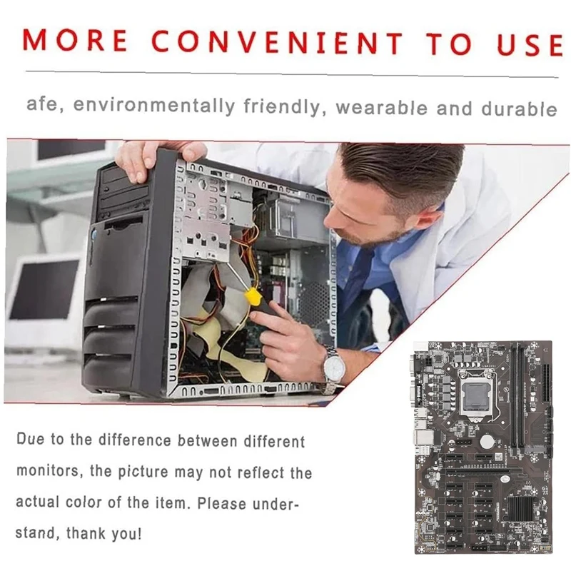 Материнская плата B250B ETH для майнинга + процессор G4560 термоподушка кабель SATA LGA1151