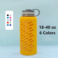 boots sleeves cover slip proof protection silicone for hydr0 flask water bottle 183240oz hot sale bottle part accessories