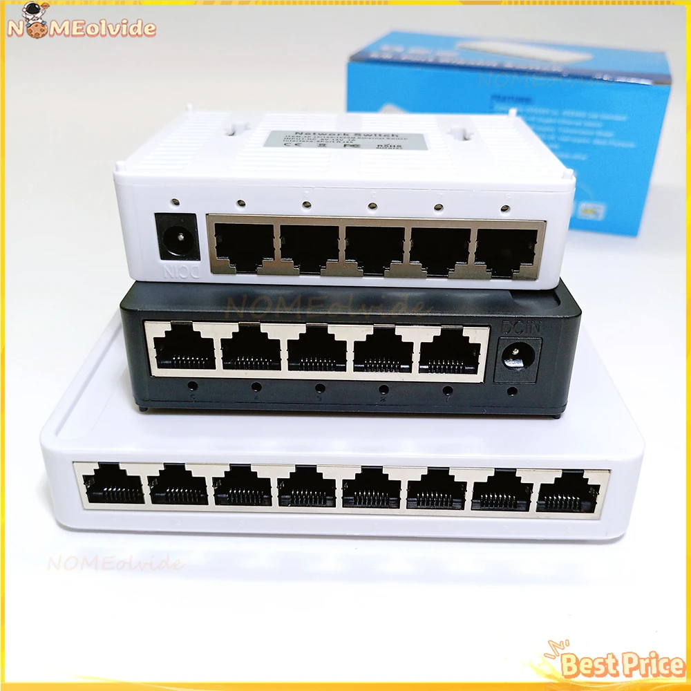 Ethernet Smart Switch 5/8 port 100Mbps Mini Fast Network Swi