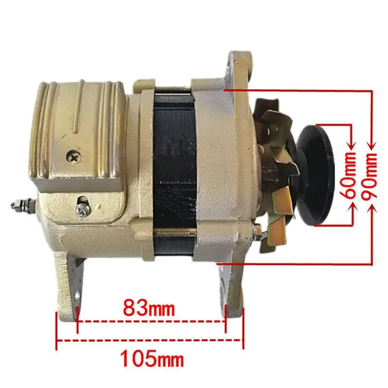 Маленький бытовой магнитный генератор переменного тока с ремнем на колесиках 220 В 800 Вт, чистая медь с подсветкой