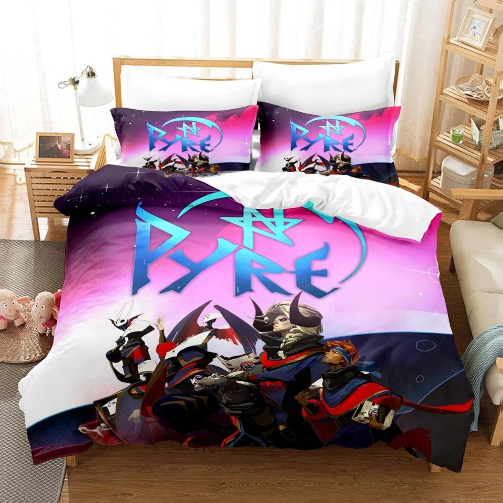 3d принт аниме игра Pyre комплект постельного белья пододеяльник постельное белье