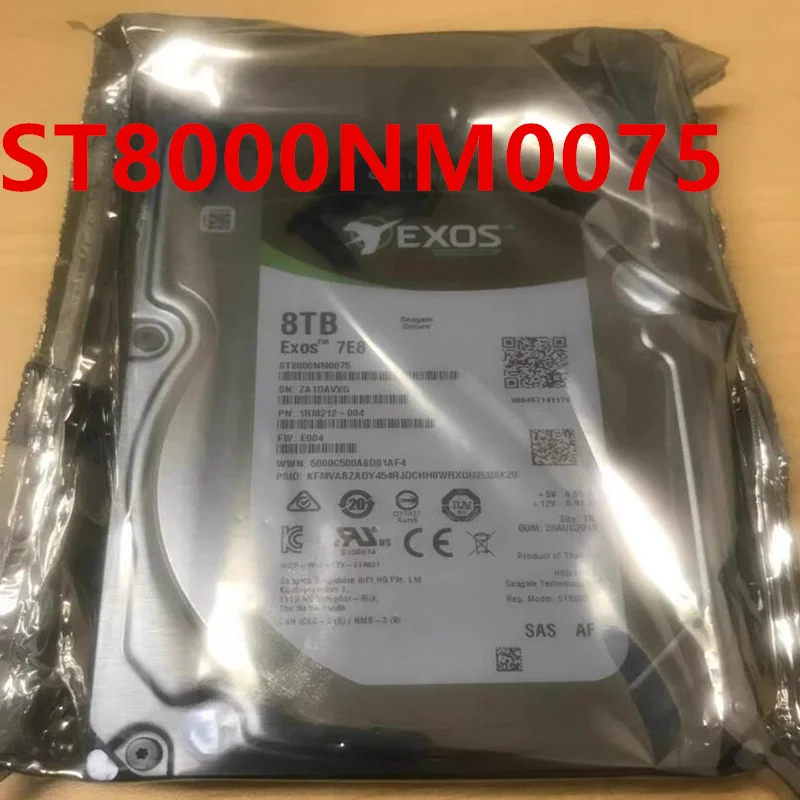 

Original New Hard Disk For SEAGATE 8TB SAS 3.5" 7200RPM 256MB Hard Drive For ST8000NM0075