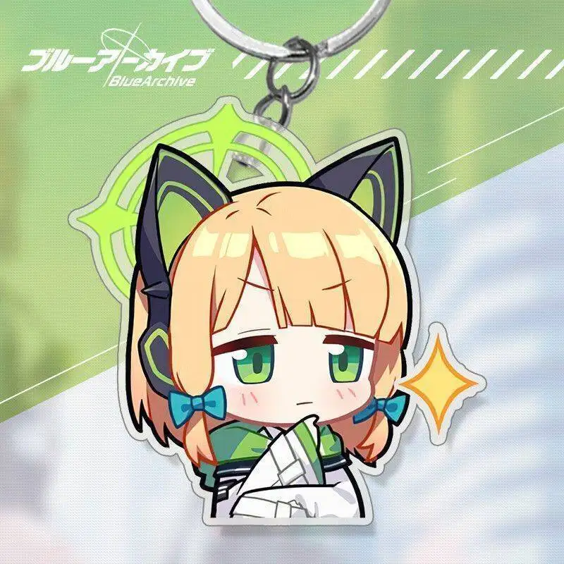 Синий архив Arona Sunaokami Shiroko Takanasi Hosino аниме брелок фигурки косплея брелоки для сумки