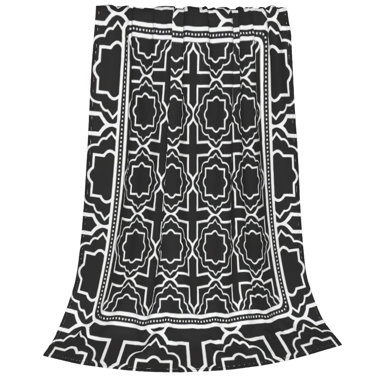 

Черно-белое легкое Фланелевое Флисовое одеяло с геометрическим рисунком для дома, дивана, гостиной, спальни, 60x50 дюймов, декоративное одеяло