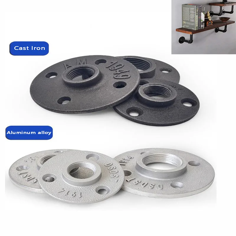 1/5 шт. фитинги для железной трубы настенное крепление напольные антикварные