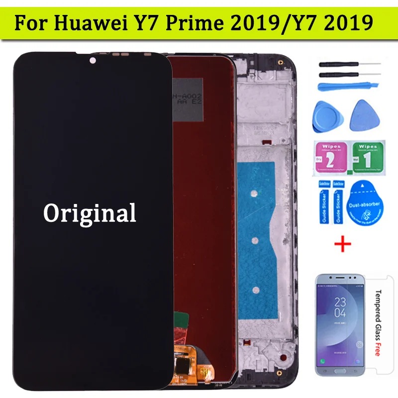 

Оригинальный экран 6,26 дюйма для Huawei Y7 2019 дюйма, ЖК-дисплей DUB-LX3 DUB-L23 для Y7 Prime 2019, Замена сенсорного экрана в сборе