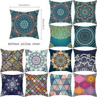 ywzn mandala printing decorative pillowcase india mandala pillow case polyester mandala pattern pillow cover kussensloop
