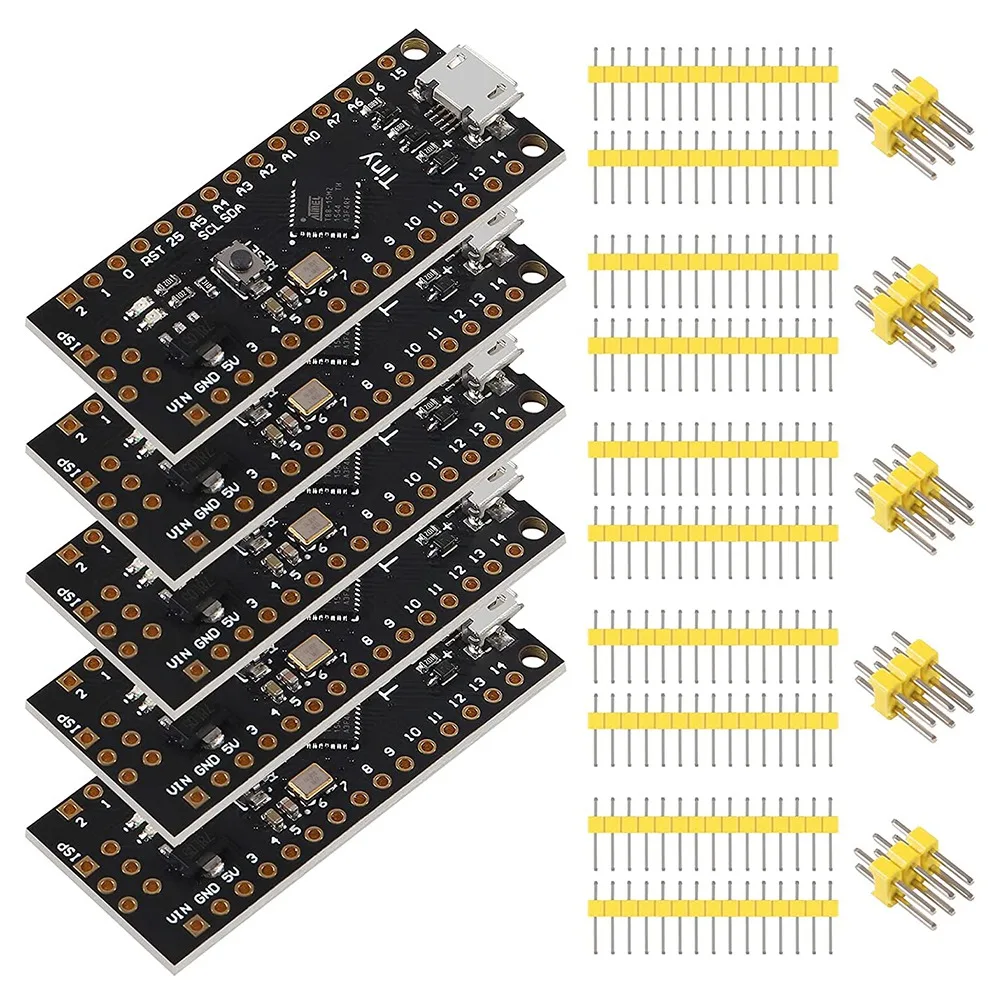 5Pcs MH-Tiny ATTINY88 Mini Development Board 16Mhz /Digispark ATTINY85 Upgraded/Nano V3.0 ATmega328 Extended