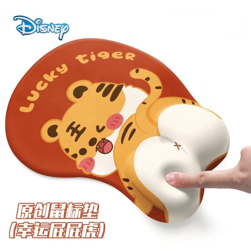 

2022 Disney Cartoon 3D Mouse Pad with Wrist Rest Kawaii Ergonomic Mice Mat Anti-slip PC Notebook Mat Desk Gaming Mousepad