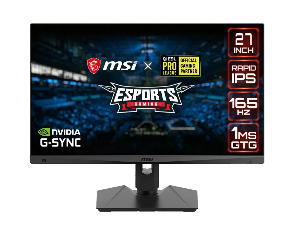 Монитор LCD Optix MAG274QRF 27'' 16:9 2560х1440(WQHD) IPS nonGLARE 300cd/m2 H178°/V178° 1000:1 100M:1 1.07B |