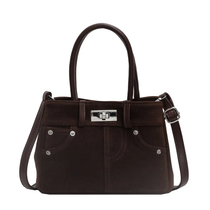 Усовершенствованная матовая маленькая женская сумка 2024 новая популярная через