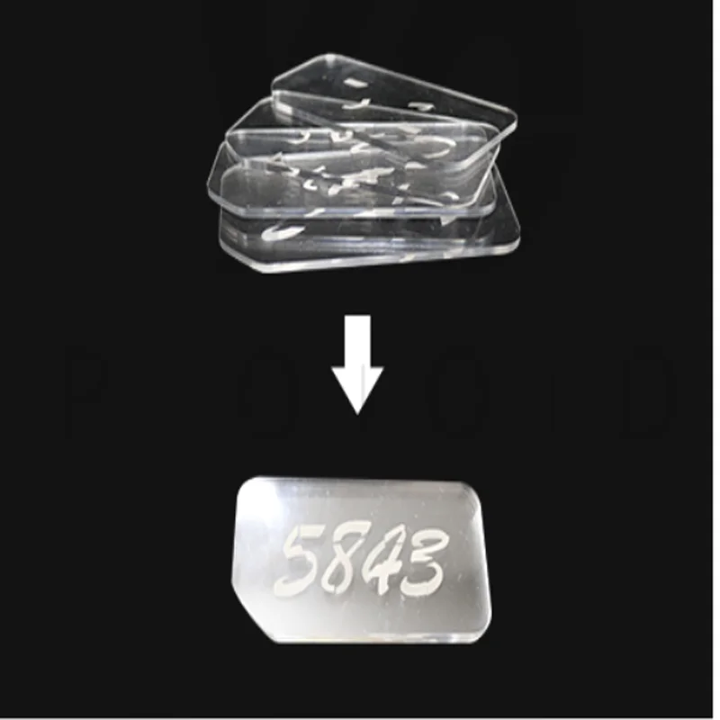 

Escape puzzle room magic clear acrylic cards for hidden clues put all pieces together to find the clue chamber room