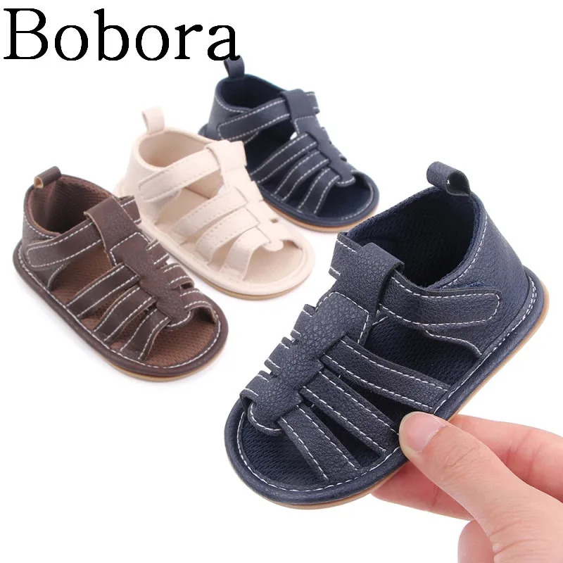 

PU Baby Non-Slip Sandals Child Summer Boys Fashion Sandals Sneakers Infant Baby Shoes For Newborn Cute