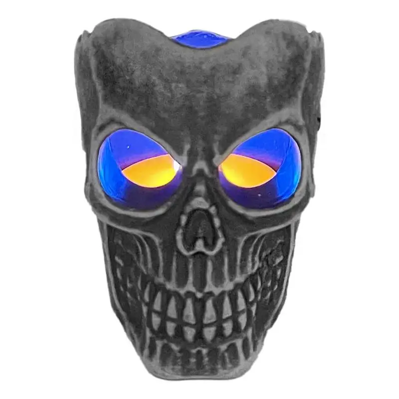 

Skull Candle Lamps Creative Resin Gothic Light Halloween Skull Decor Funny Skull Lights For Home Light Up Skull Decor